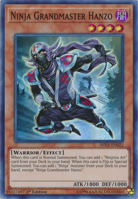 Ninja Grandmaster Hanzo [SHVA-EN022] Super Rare | Dragon's Lair Comics and Fantasy Houston TX