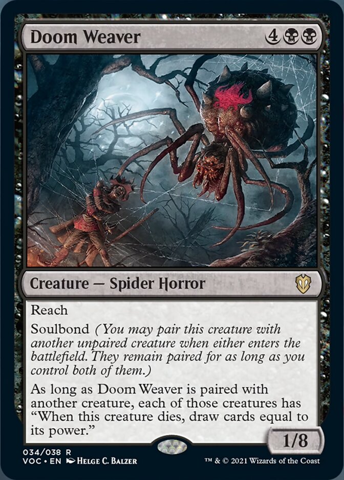 Doom Weaver [Innistrad: Crimson Vow Commander] | Dragon's Lair Comics and Fantasy Houston TX
