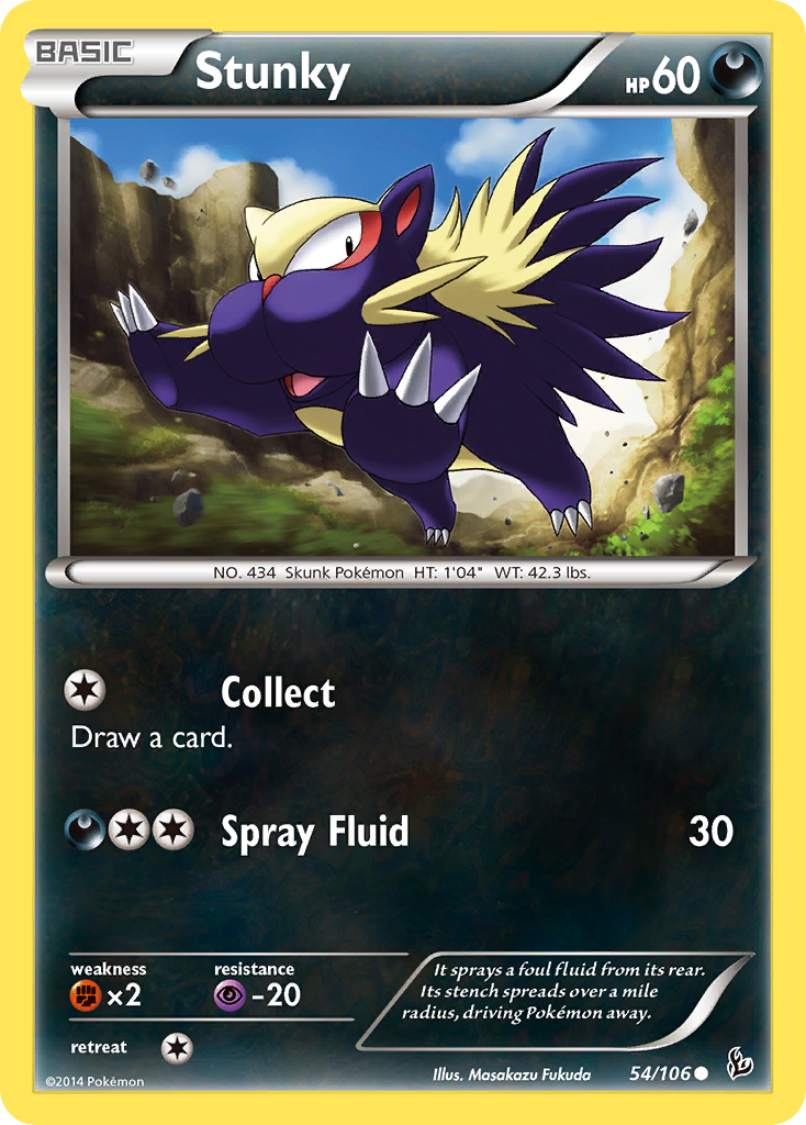 Stunky (54/106) [XY: Flashfire] | Dragon's Lair Comics and Fantasy Houston TX