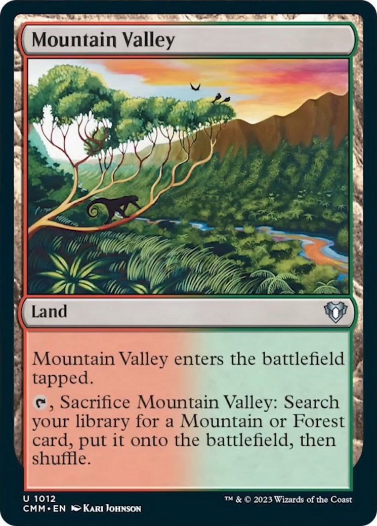 Mountain Valley [Commander Masters] | Dragon's Lair Comics and Fantasy Houston TX
