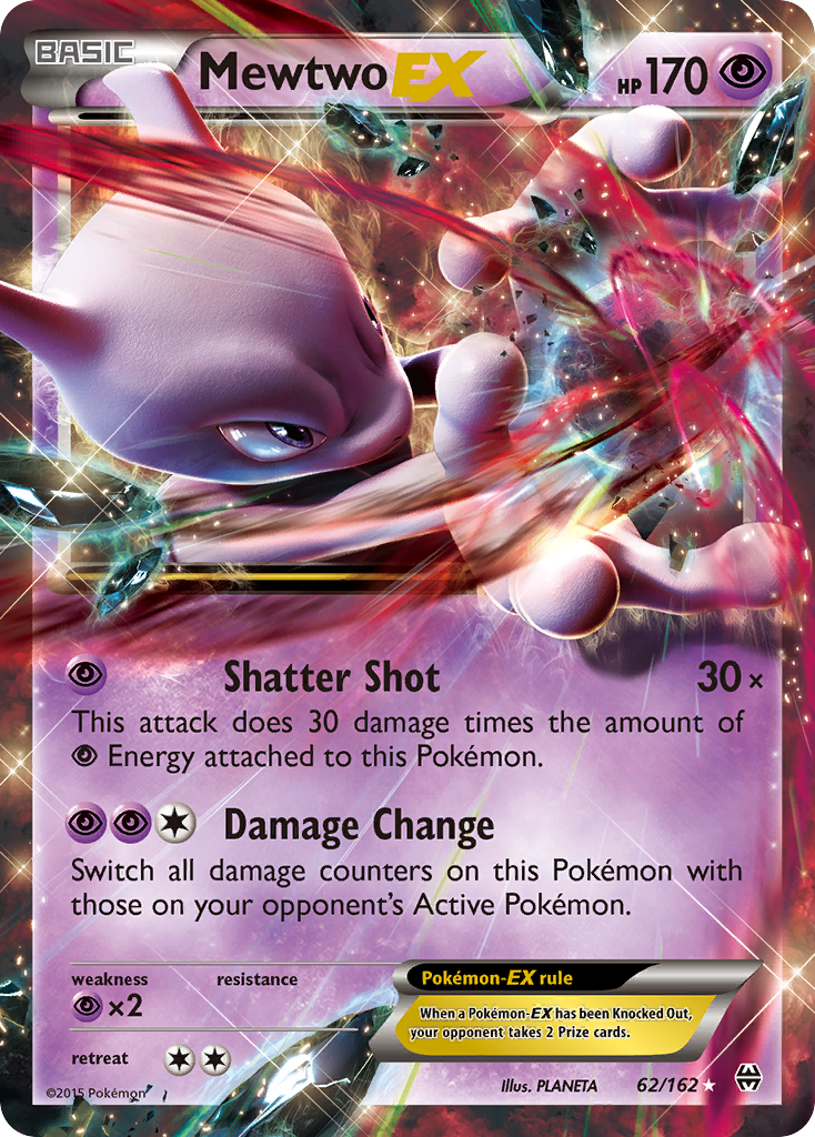 Mewtwo EX (62/162) [XY: BREAKthrough] | Dragon's Lair Comics and Fantasy Houston TX