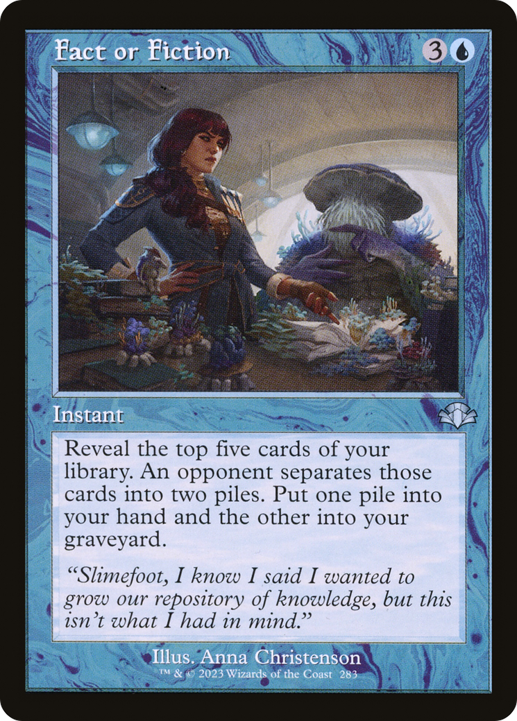 Fact or Fiction (Retro) [Dominaria Remastered] | Dragon's Lair Comics and Fantasy Houston TX