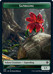 Saproling // Soldier Double-Sided Token [Starter Commander Decks] | Dragon's Lair Comics and Fantasy Houston TX