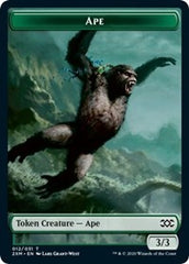 Ape // Elemental Double-Sided Token [Double Masters Tokens] | Dragon's Lair Comics and Fantasy Houston TX