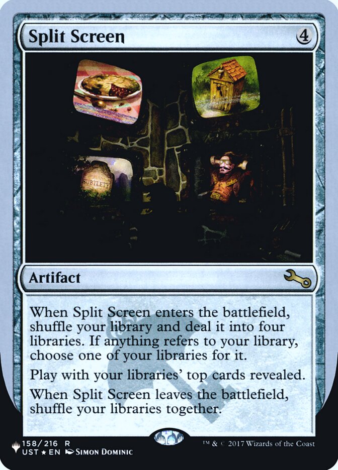 Split Screen (Unfinity Foil Edition) [The List] | Dragon's Lair Comics and Fantasy Houston TX