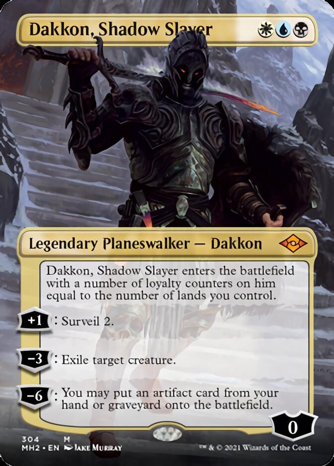 Dakkon, Shadow Slayer (Borderless) [Modern Horizons 2] | Dragon's Lair Comics and Fantasy Houston TX