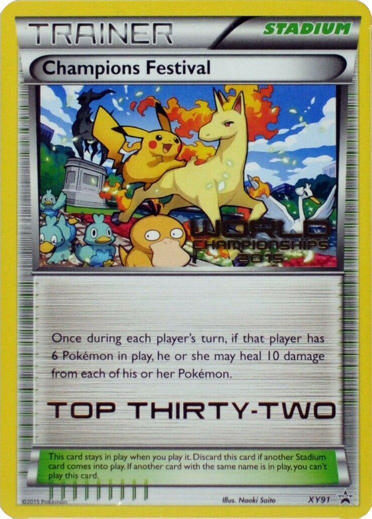 Champions Festival (XY91) (2015 Top Thirty-Two) [XY: Black Star Promos] | Dragon's Lair Comics and Fantasy Houston TX