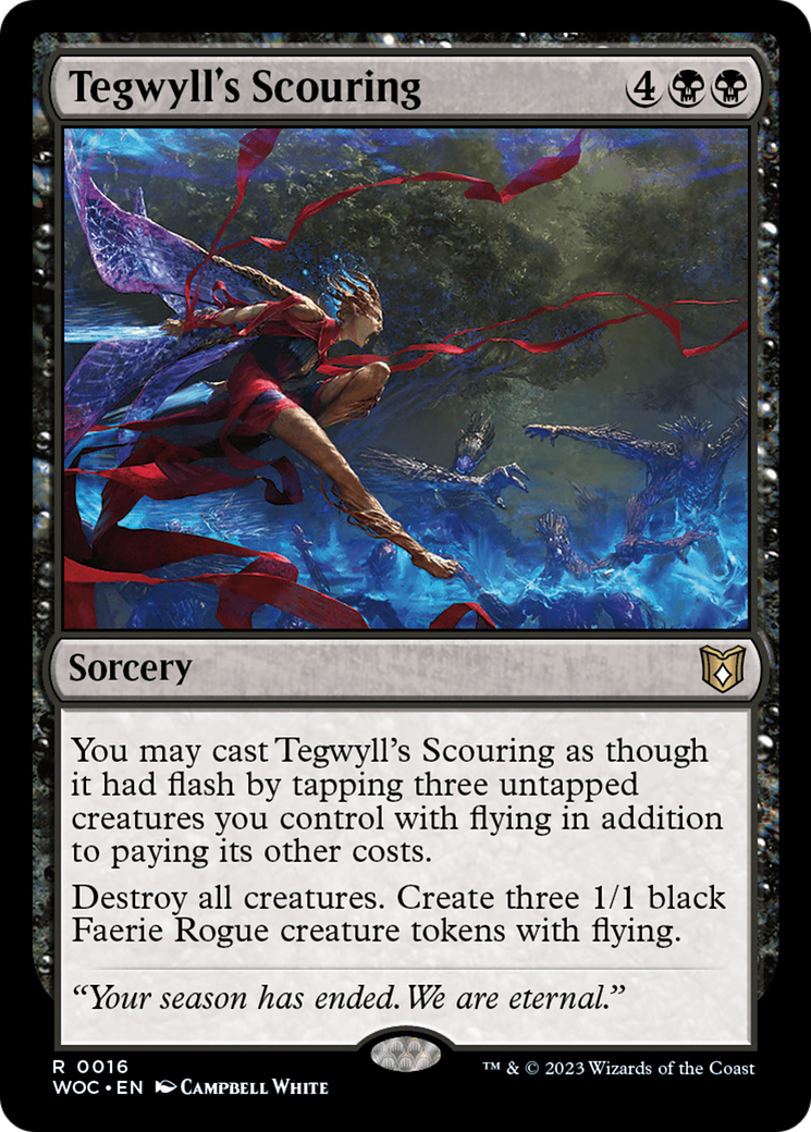 Tegwyll's Scouring [Wilds of Eldraine Commander] | Dragon's Lair Comics and Fantasy Houston TX
