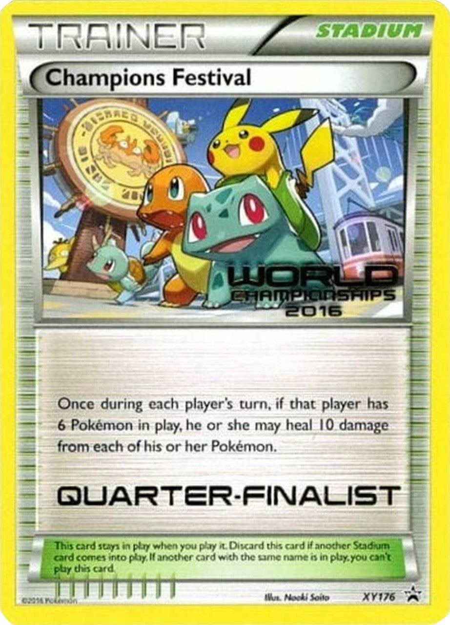 Champions Festival (XY176) (2016 Quarter Finalist) [XY: Black Star Promos] | Dragon's Lair Comics and Fantasy Houston TX