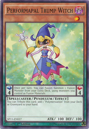 Performapal Trump Witch [SP15-EN027] Common | Dragon's Lair Comics and Fantasy Houston TX