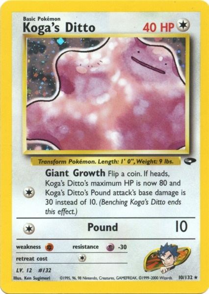 Koga's Ditto (10/132) [Gym Challenge Unlimited] | Dragon's Lair Comics and Fantasy Houston TX