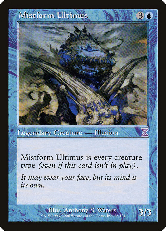 Mistform Ultimus [Time Spiral Timeshifted] | Dragon's Lair Comics and Fantasy Houston TX