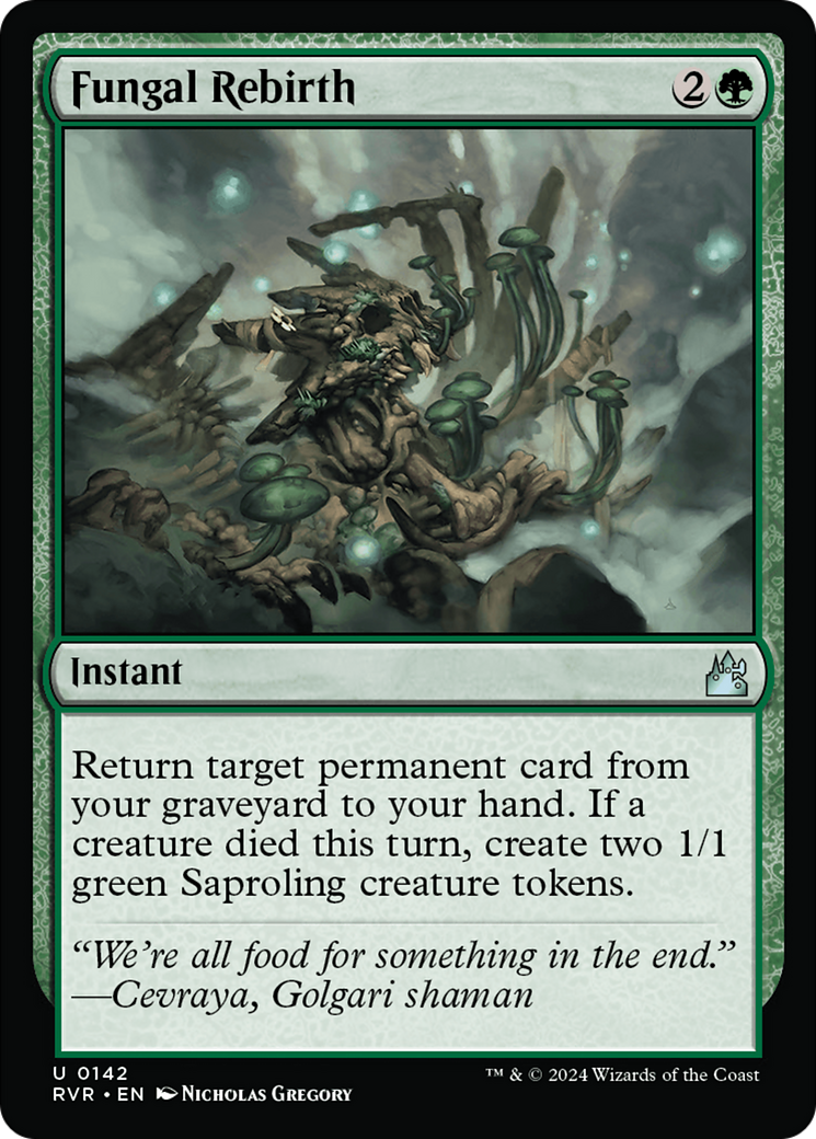 Fungal Rebirth [Ravnica Remastered] | Dragon's Lair Comics and Fantasy Houston TX