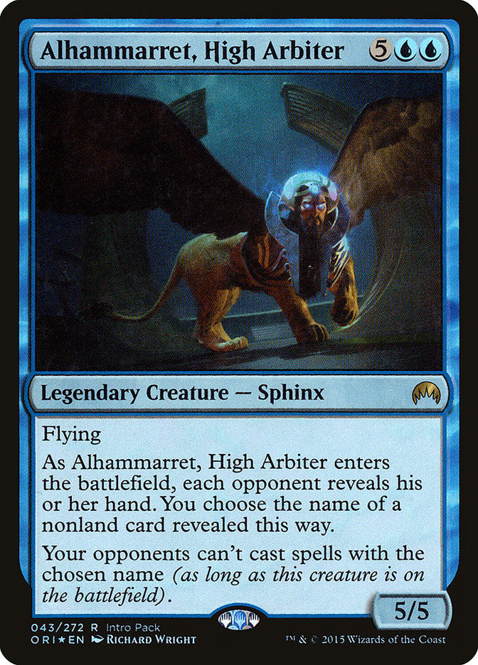 Alhammarret, High Arbiter (Intro Pack) [Magic Origins Promos] | Dragon's Lair Comics and Fantasy Houston TX