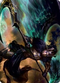 Vengeful Reaper Art Card (Gold-Stamped Signature) [Kaldheim Art Series] | Dragon's Lair Comics and Fantasy Houston TX