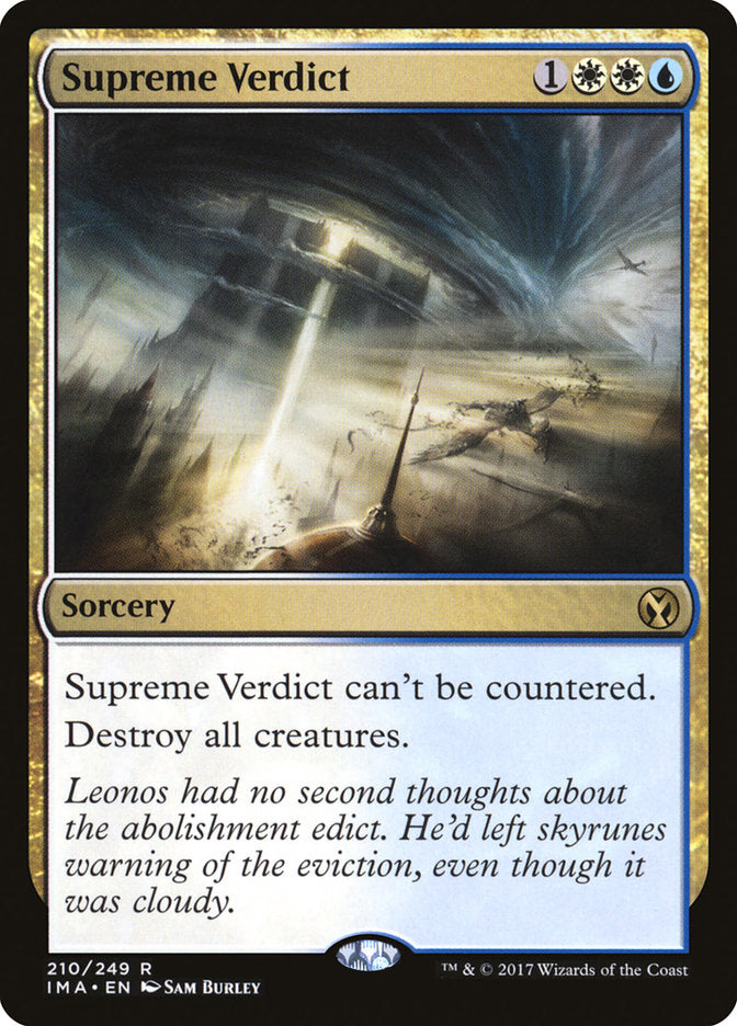 Supreme Verdict [Iconic Masters] | Dragon's Lair Comics and Fantasy Houston TX