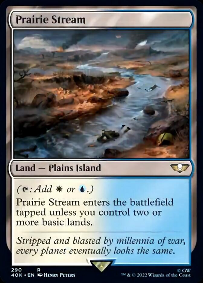 Prairie Stream (Surge Foil) [Warhammer 40,000] | Dragon's Lair Comics and Fantasy Houston TX