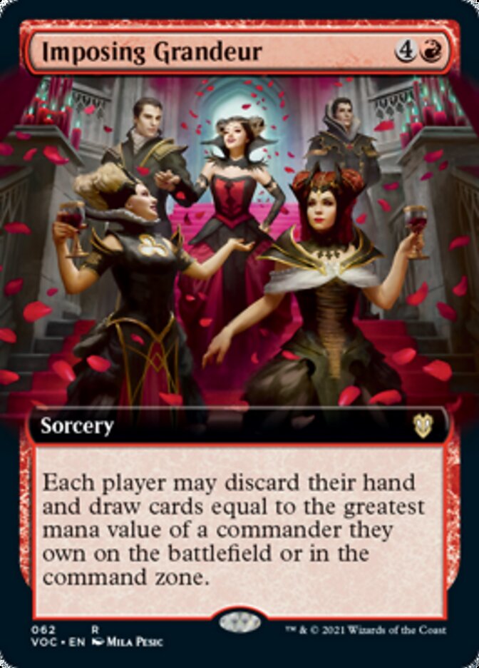 Imposing Grandeur (Extended Art) [Innistrad: Crimson Vow Commander] | Dragon's Lair Comics and Fantasy Houston TX