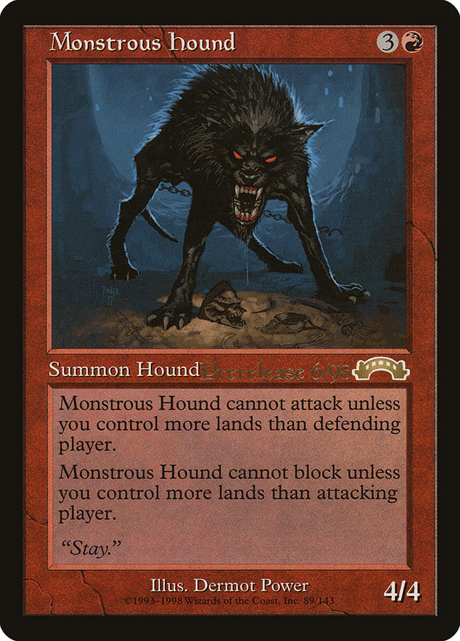 Monstrous Hound [Exodus Promos] | Dragon's Lair Comics and Fantasy Houston TX