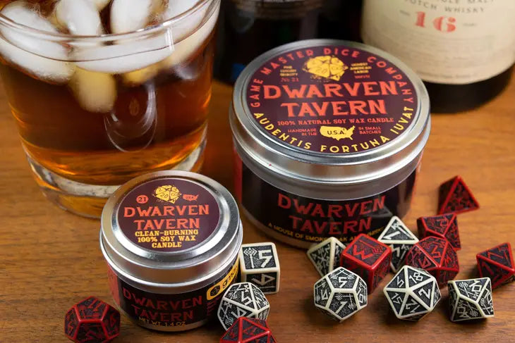 Game Master Dice RPG Candles Assorted Scents | Odin's Place