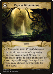 Primal Amulet // Primal Wellspring [Ixalan] | Dragon's Lair Comics and Fantasy Houston TX