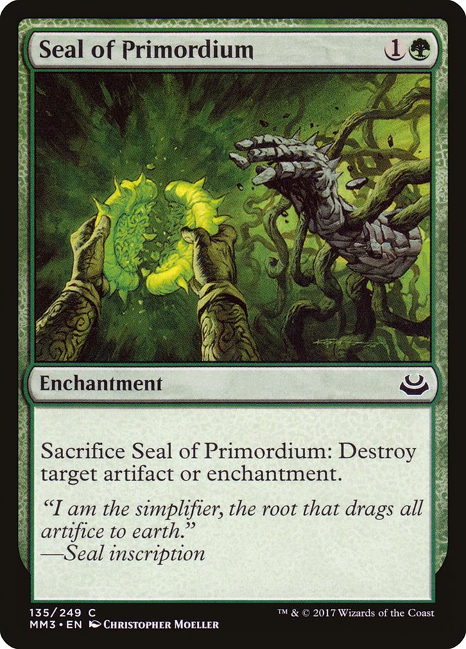 Seal of Primordium [Modern Masters 2017] | Dragon's Lair Comics and Fantasy Houston TX