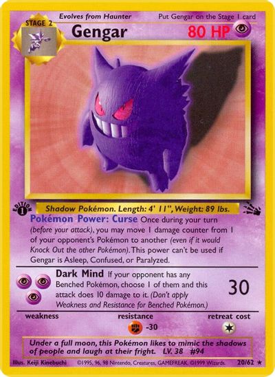 Gengar (1st Edition) | Odin's Place
