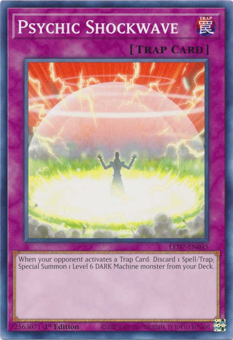 Psychic Shockwave [LED7-EN045] Common | Dragon's Lair Comics and Fantasy Houston TX