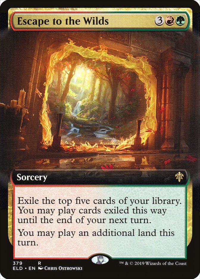 Escape to the Wilds (Extended Art) [Throne of Eldraine] | Dragon's Lair Comics and Fantasy Houston TX