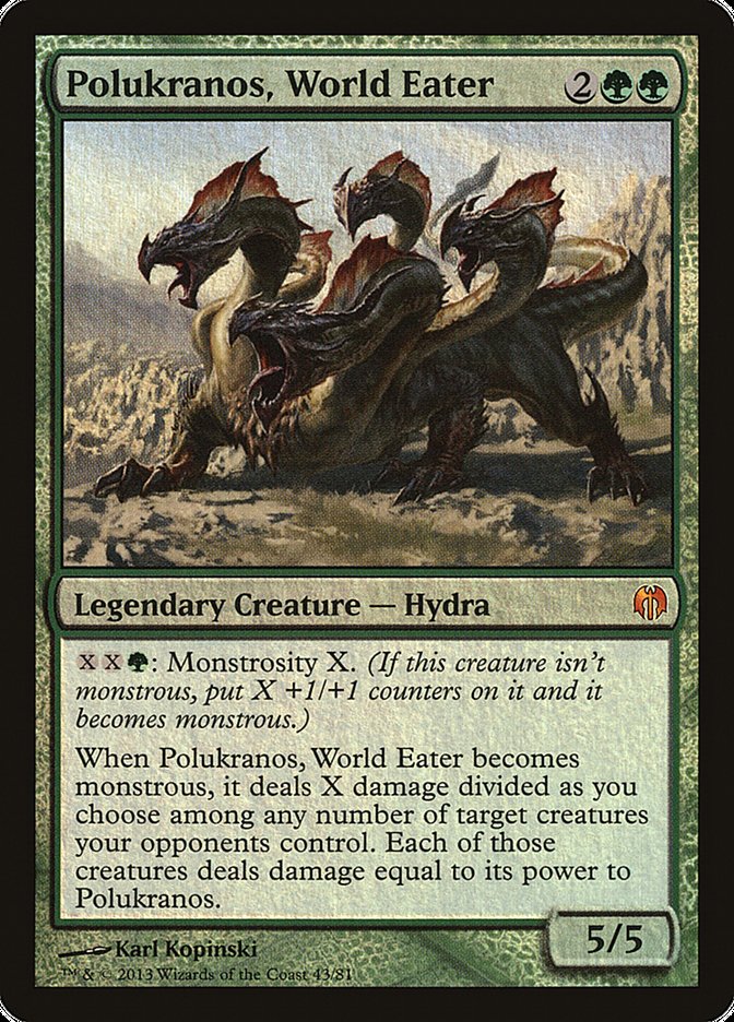 Polukranos, World Eater [Duel Decks: Heroes vs. Monsters] | Dragon's Lair Comics and Fantasy Houston TX