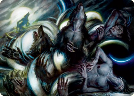 Lunar Rejection Art Card [Innistrad: Crimson Vow Art Series] | Dragon's Lair Comics and Fantasy Houston TX