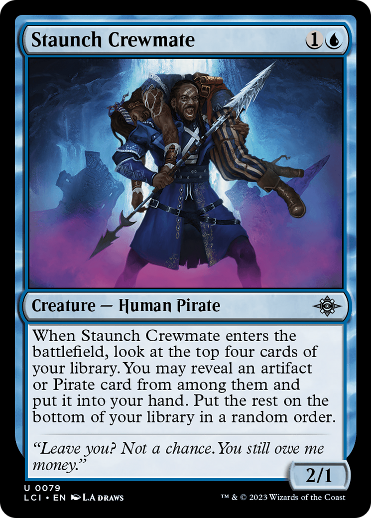 Staunch Crewmate [The Lost Caverns of Ixalan] | Dragon's Lair Comics and Fantasy Houston TX