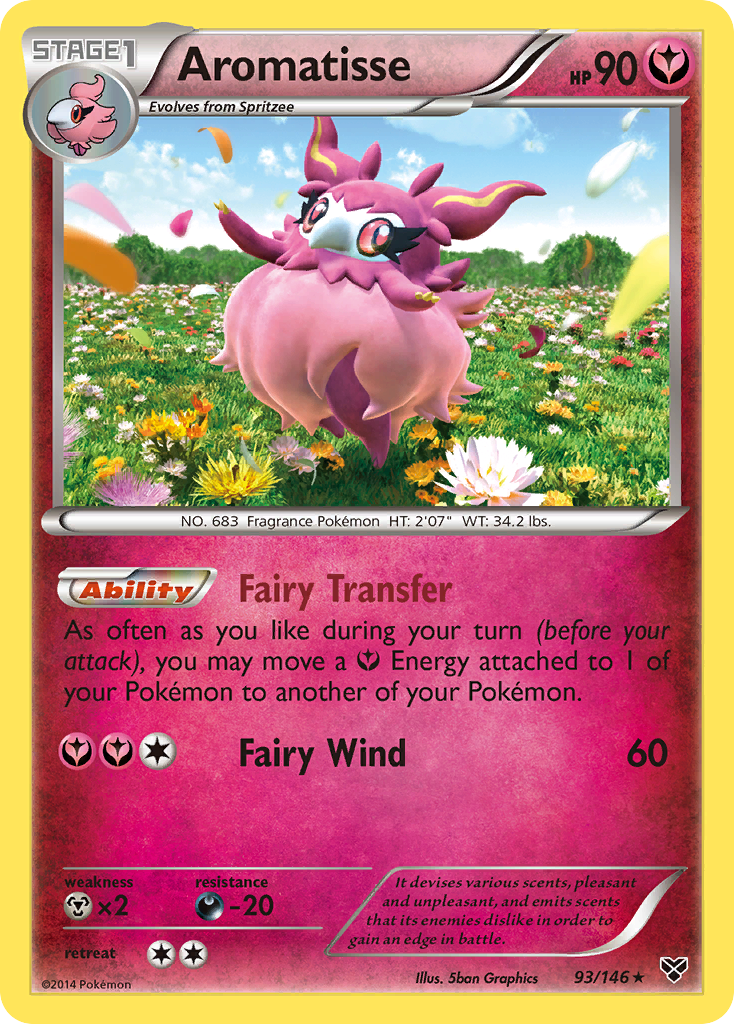 Aromatisse (93/146) [XY: Base Set] | Dragon's Lair Comics and Fantasy Houston TX