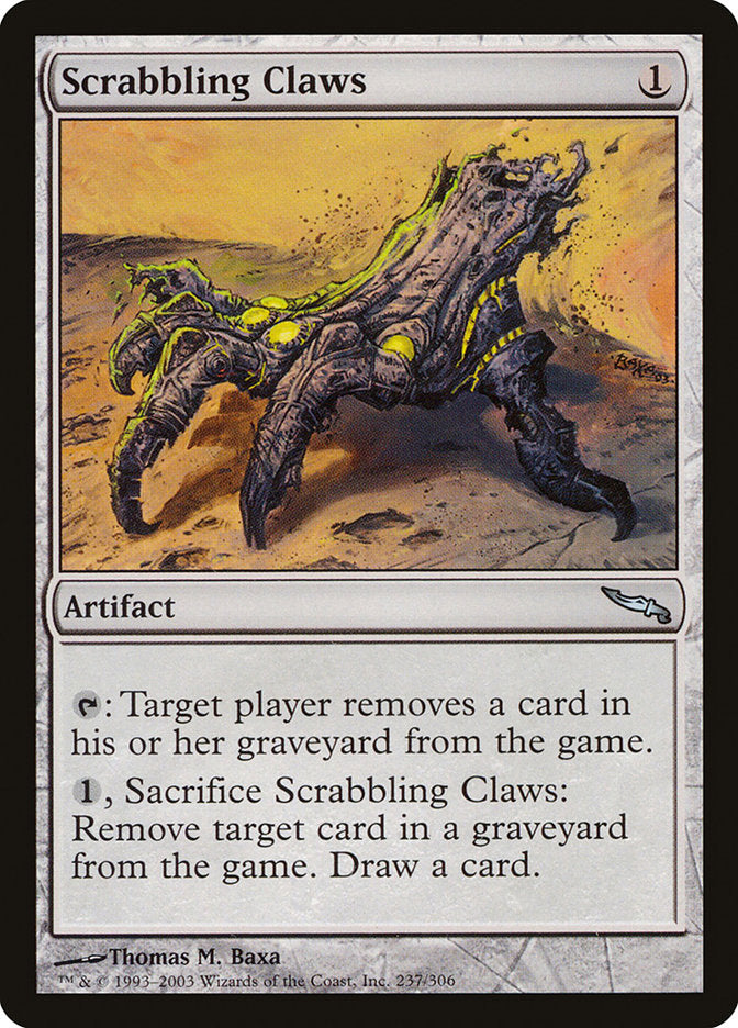 Scrabbling Claws [Mirrodin] | Dragon's Lair Comics and Fantasy Houston TX