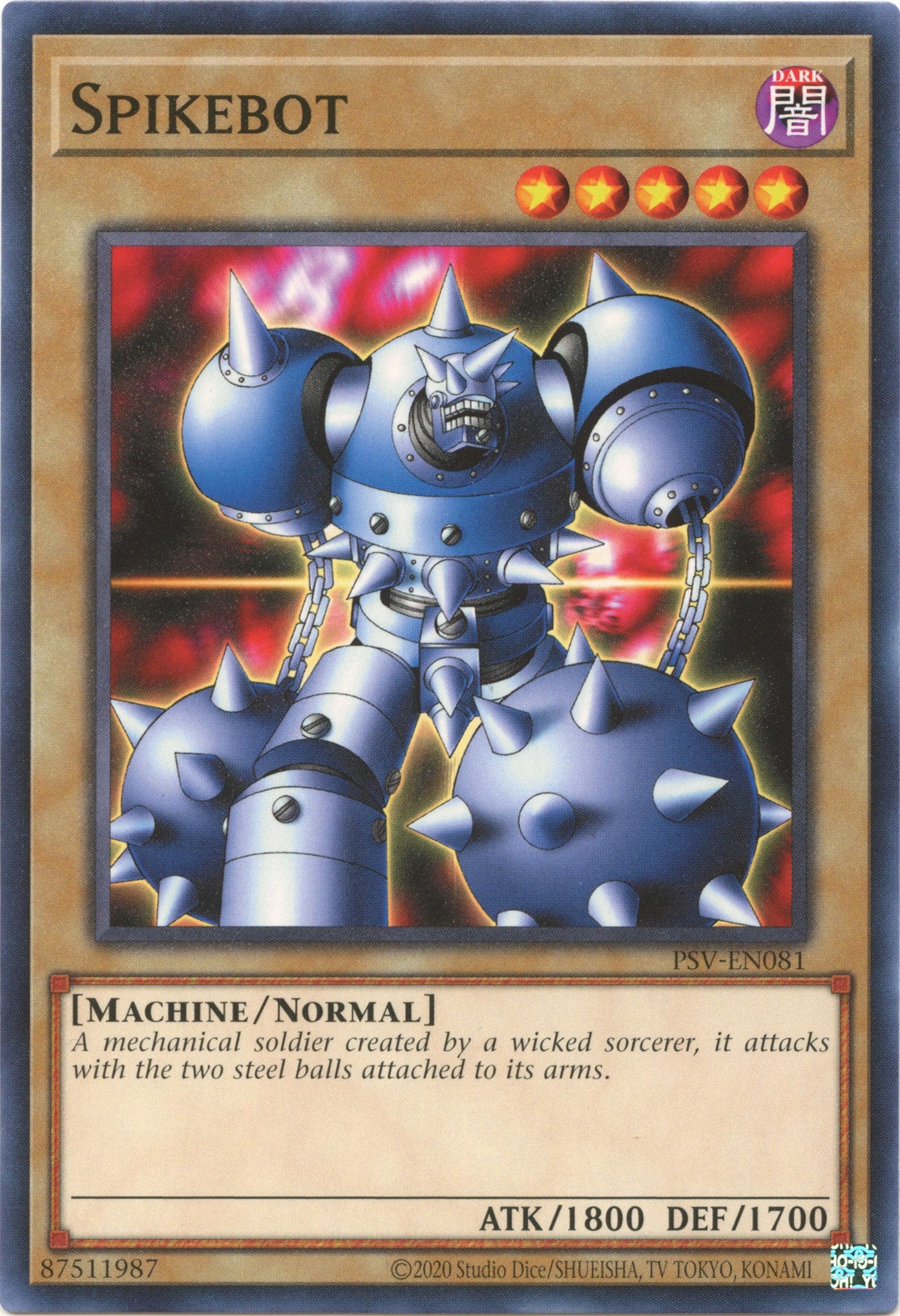 Spikebot (25th Anniversary) [PSV-EN081] Common | Dragon's Lair Comics and Fantasy Houston TX