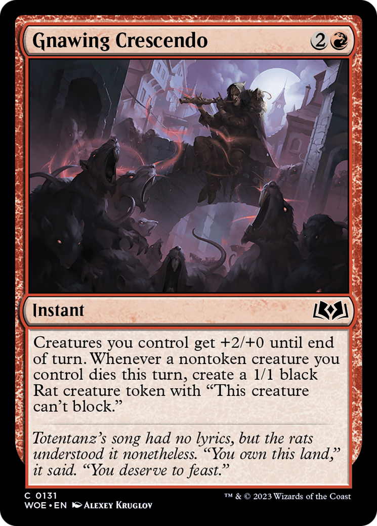 Gnawing Crescendo [Wilds of Eldraine] | Dragon's Lair Comics and Fantasy Houston TX