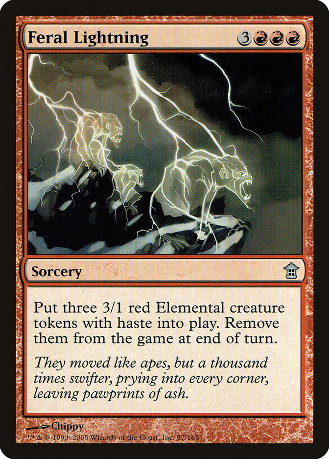 Feral Lightning [Saviors of Kamigawa] | Dragon's Lair Comics and Fantasy Houston TX