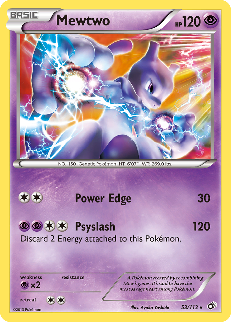 Mewtwo (53/113) [Black & White: Legendary Treasures] | Dragon's Lair Comics and Fantasy Houston TX