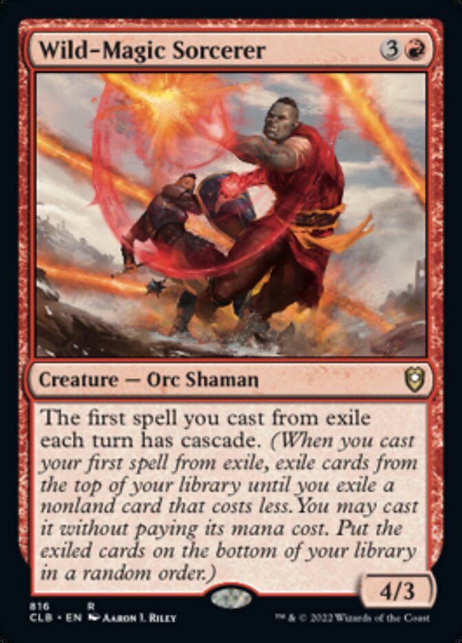 Wild-Magic Sorcerer [Commander Legends: Battle for Baldur's Gate] | Dragon's Lair Comics and Fantasy Houston TX