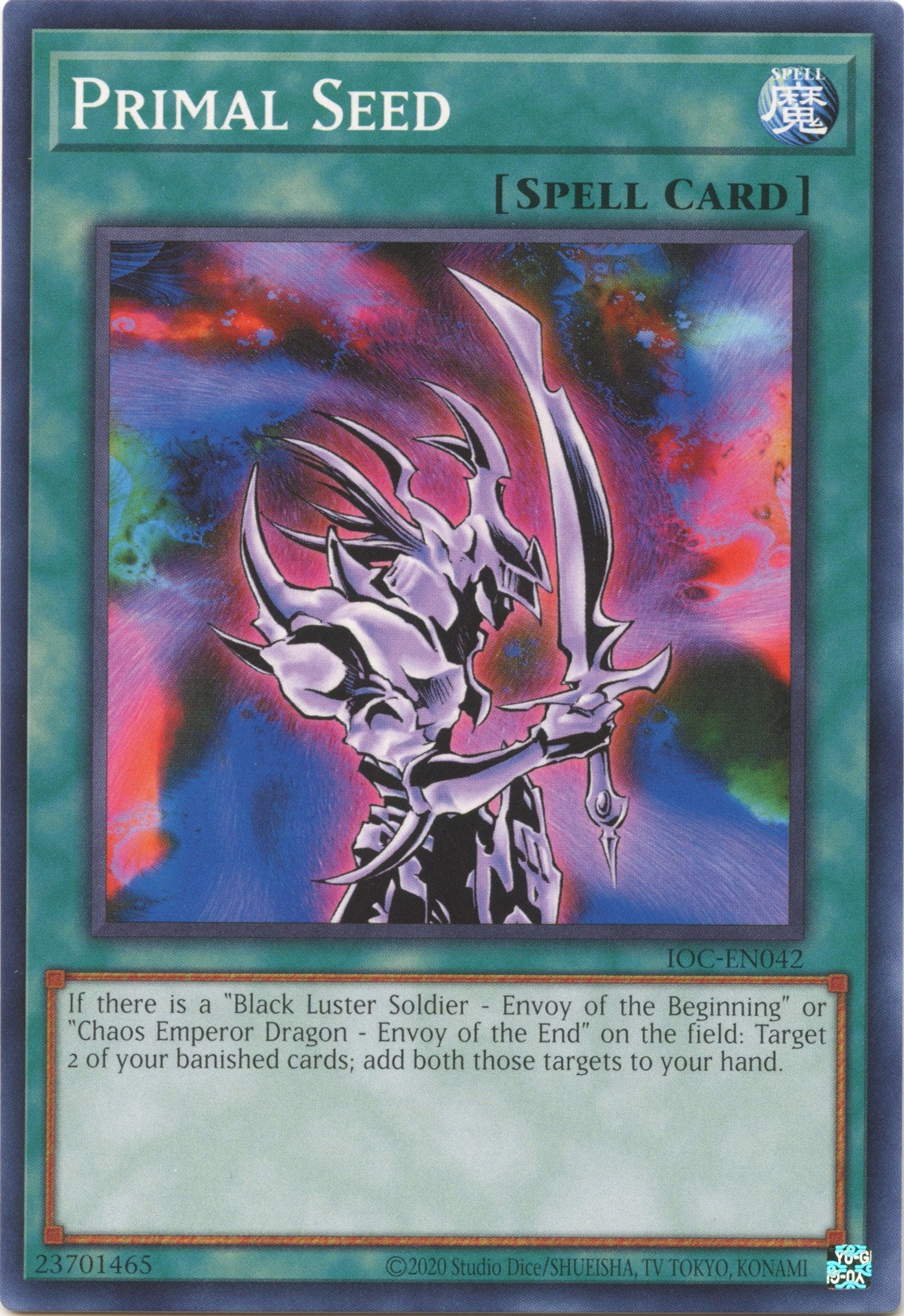 Primal Seed (25th Anniversary) [IOC-EN042] Common | Dragon's Lair Comics and Fantasy Houston TX