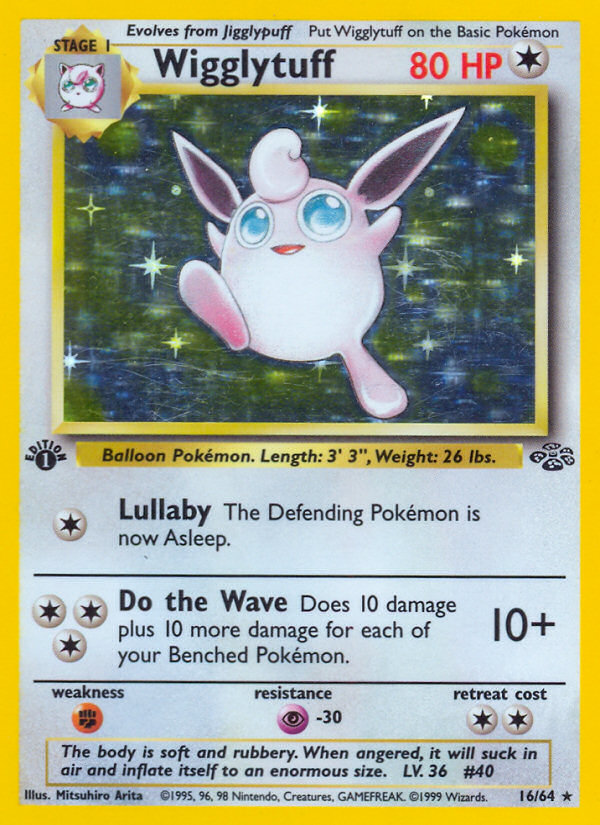 Wigglytuff (16/64) [Jungle 1st Edition] | Dragon's Lair Comics and Fantasy Houston TX