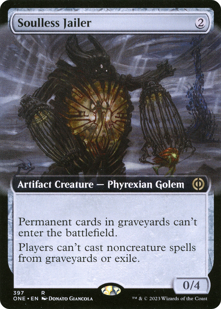 Soulless Jailer (Extended Art) [Phyrexia: All Will Be One] | Dragon's Lair Comics and Fantasy Houston TX