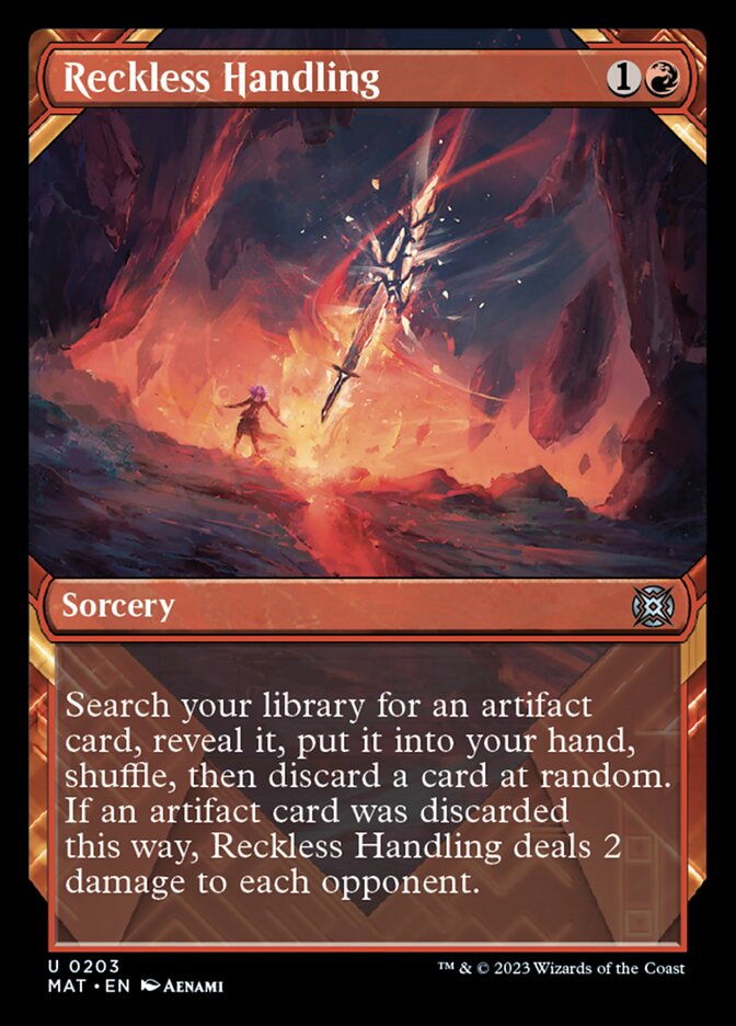 Reckless Handling (Showcase Halo Foil) [March of the Machine: The Aftermath] | Dragon's Lair Comics and Fantasy Houston TX