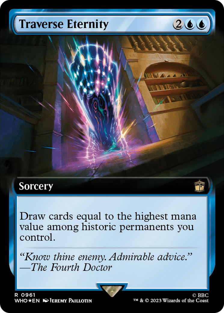 Traverse Eternity (Extended Art) (Surge Foil) [Doctor Who] | Dragon's Lair Comics and Fantasy Houston TX
