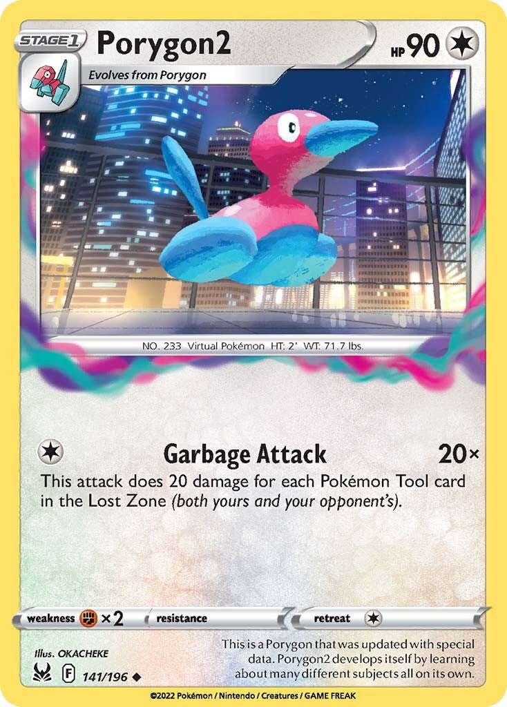 Porygon2 (141/196) [Sword & Shield: Lost Origin] | Dragon's Lair Comics and Fantasy Houston TX