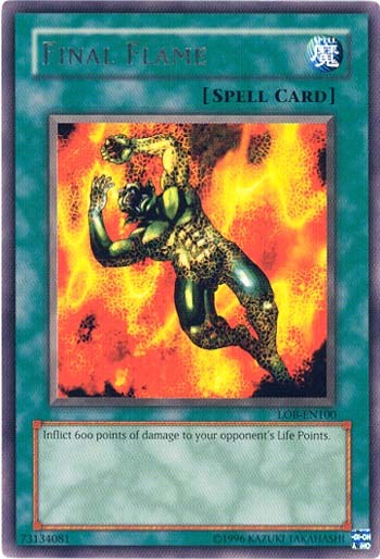 Final Flame [LOB-EN100] Rare | Dragon's Lair Comics and Fantasy Houston TX