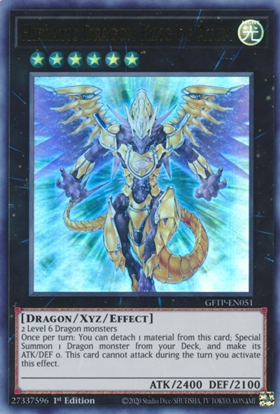 Hieratic Dragon King of Atum [GFTP-EN051] Ultra Rare | Dragon's Lair Comics and Fantasy Houston TX