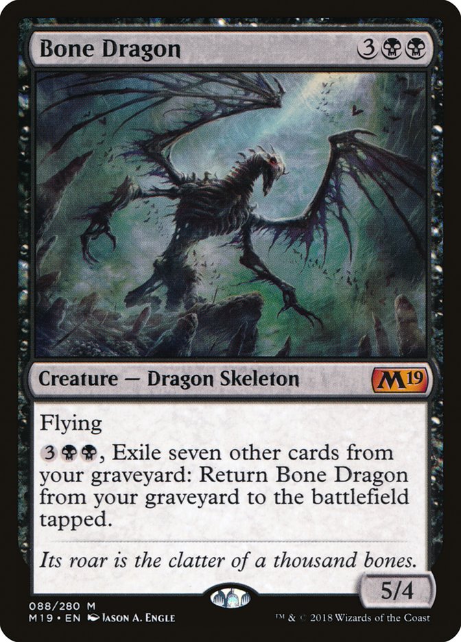 Bone Dragon [Core Set 2019] | Dragon's Lair Comics and Fantasy Houston TX