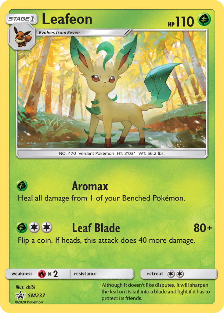 Leafeon (SM237) [Sun & Moon: Black Star Promos] | Dragon's Lair Comics and Fantasy Houston TX