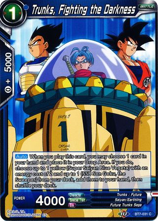 Trunks, Fighting the Darkness (BT7-031) [Assault of the Saiyans] | Dragon's Lair Comics and Fantasy Houston TX